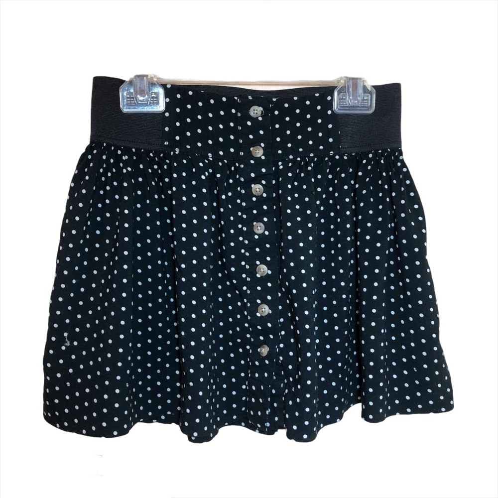 American Eagle black & white polka dot skirt XS
